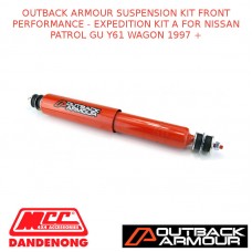 OUTBACK ARMOUR SUSPENSION KIT FRONT EXPD KIT A PATROL GU Y61 WAGON 1997 +